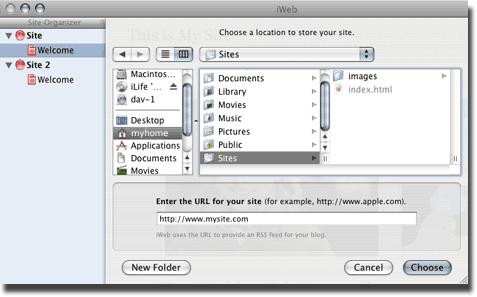 Select location to store website